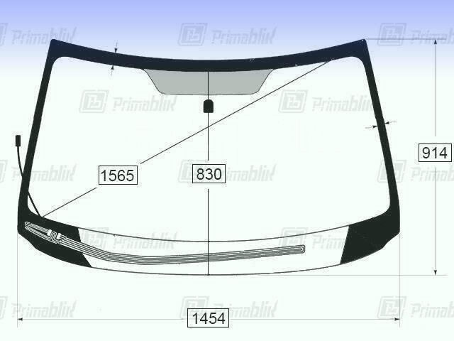 Купить Лобовое стекло Subaru Forester 2008-2013 (SH) прав обгр места ...