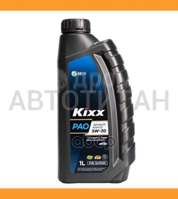 Масло моторное Kixx PAO C3 5W30 SNCF 1л, синтетическое, 1,00 л. CF, SN ...
