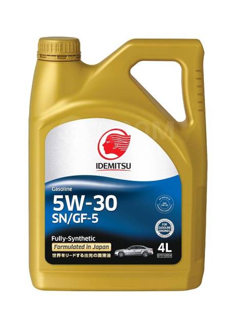 Моторное масло Идемитсу 5w30, 4л, синтетическое, 4,00 л. SN, бензин .
