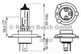   H4 12V 60/55W Bosch Standard ()    : Tico, -640 "",  "-", Damas, -500...