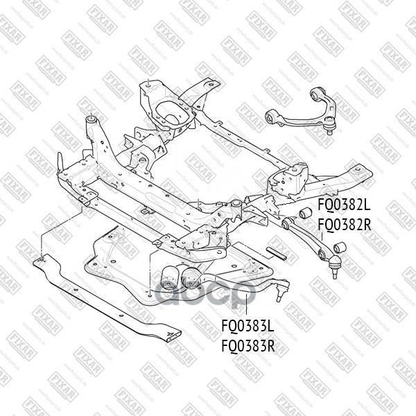 Купить Рычаг Передней Подвески Правый! Bmw X5 E70 / X6 E71 08 Fixar арт ...