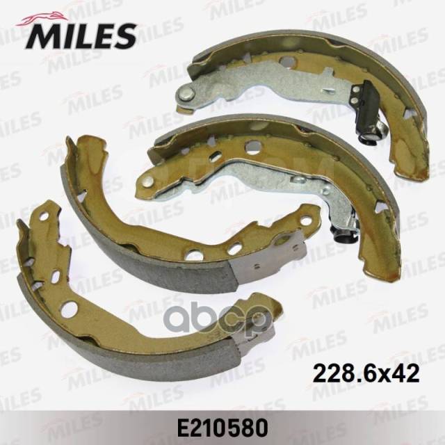 Купить Колодки Тормозные Барабанные, Комплект Miles арт. E210580 в ...