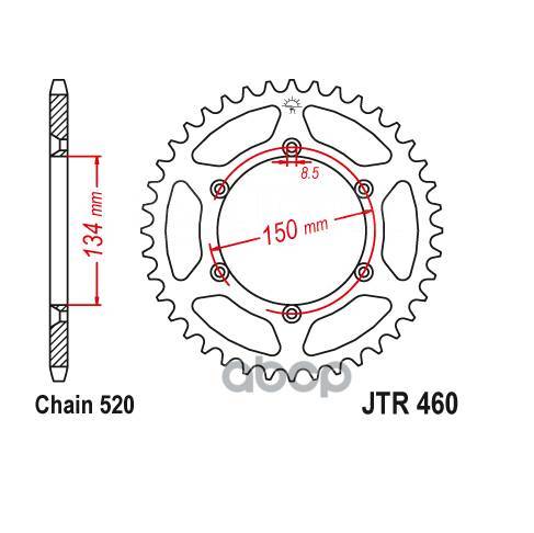   Jt Jtr460.49sc  JT Sprockets . JTR460.49SC 