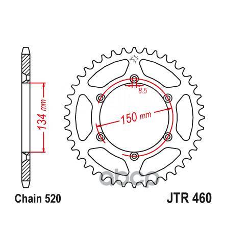   Jt Jtr460.48sc  Jt Sprockets Jtr46048sc JT Sprockets . JTR46048SC 