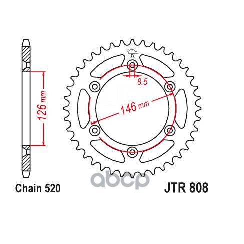   Jt Jtr808.46 JT Sprockets . JTR808.46 