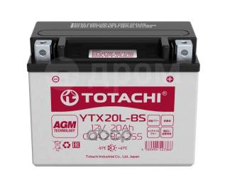  Totachi Moto Ytx20l-Bs 20 / L Agm Totachi . 90020 TOTACHI 90020 