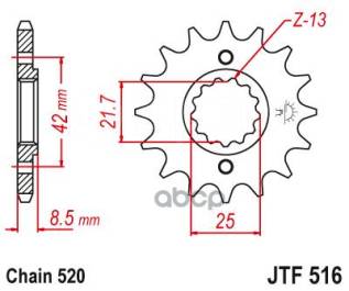  Jt Jtf516.14 131441198,131441278 JT Sprockets . JTF516.14 