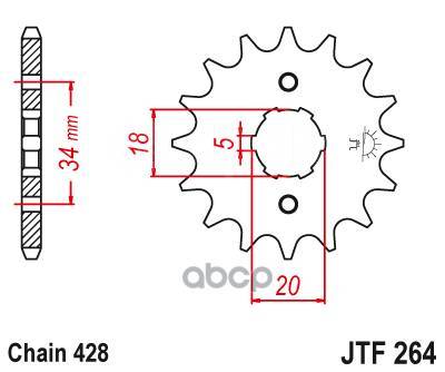   Jt Jtf264.16 JT Sprockets . JTF264.16 JT Sprockets JTF26416 