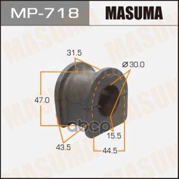   Masuma /Front/ Hiace Regius/Kch4#, Rch4# -2. Masuma . MP-718,  MP718  