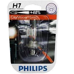  H7 12V 55W Px26d Cityvision Moto () Philips 12972CTVBW 