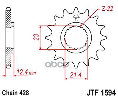   Jt Jtf1594.15 JT Sprockets . JTF159415 