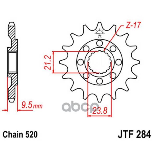   JT JTF284.15 JT Sprockets . JTF284.15 