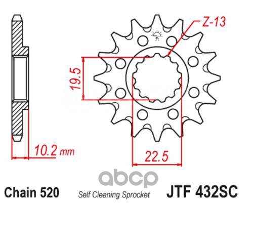   JT JTF432.15 JT Sprockets . JTF432.15 