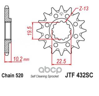   Jt Jtf432.15 JT Sprockets . JTF432.15 