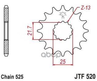   Jt Jtf520.17 JT Sprockets . JTF52017 