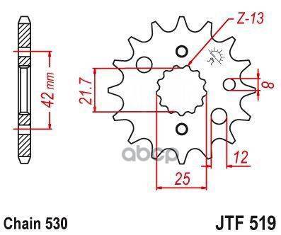   Jt Jtf519.16 131441129,131441212,131441256,131441267,131441275,131441304 JT Sprockets . JTF519.16 