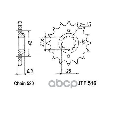   516.15 JT Sprockets . JTF51615 