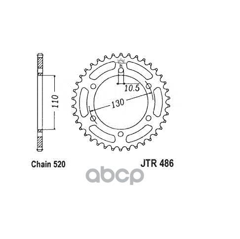   JT Sprockets . JTR486.46 