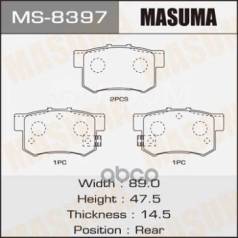   "Masuma" Ms-8397 / An-492K (1 / 16) 06430-S0a-J00, 06430-S2a-000, 06430-S5a-J00, 06430-S6d-000, 06430-S6d-E50, 43022-S2a-000, 43022-S5a-E50, 43022-S5a-J00, 43022-S6d-000, 43022-S6d-E50, 43022-S9a-E51, 43022-S9a-E52, 43022... 