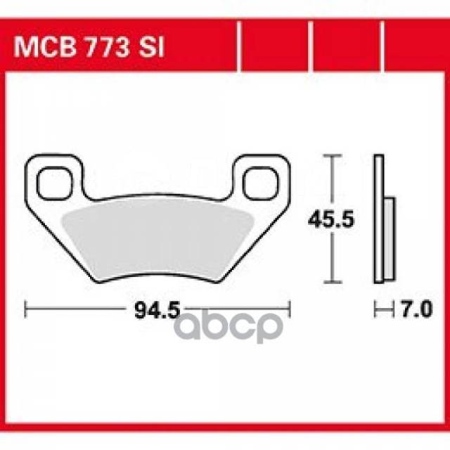  .. Moto Arctic Cat 2X4/4X4 (250Ccm) 05- TRW . MCB773SI 