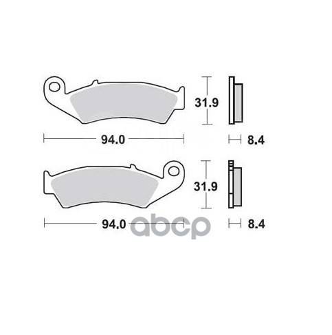  . . 94.0 X 33.0 X 10.5 Mm Moto Honda / Kawasaki TRW . MCB594 