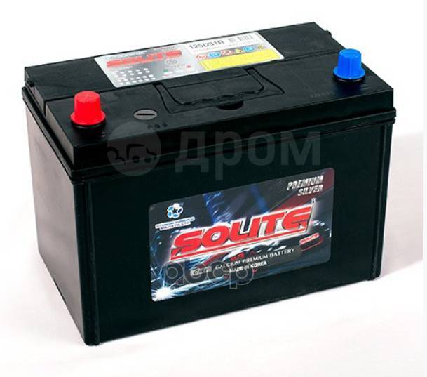 Аккумулятор Solite Silver 125D31r 110 А/Ч (300/170/200) Правый (Прямая ...