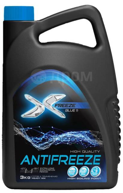 Антифриз X-Freeze Blue G11, 3Кг X-Freeze арт. 430206093, в наличии ...