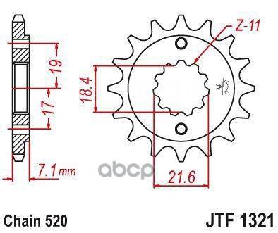   Jt Jtf1321.14 JT Sprockets . JTF1321.14 