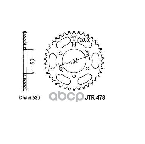   Jt Jtr478.43 420410017,420410055,420410070,420410071,420410087,420410094,420410095,420410119,420411376 JT Sprockets ....