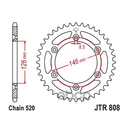   Jt Jtr808.50sc  42041S009,6451100B01,6451100B01000,6451100B21,6451100B21000,6451102J00,6451102J00000,645111...