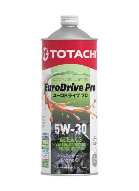 Масло Моторное 5W30 Totachi 1Л Синтетика Api Sn, Acea C3 Totachi ...