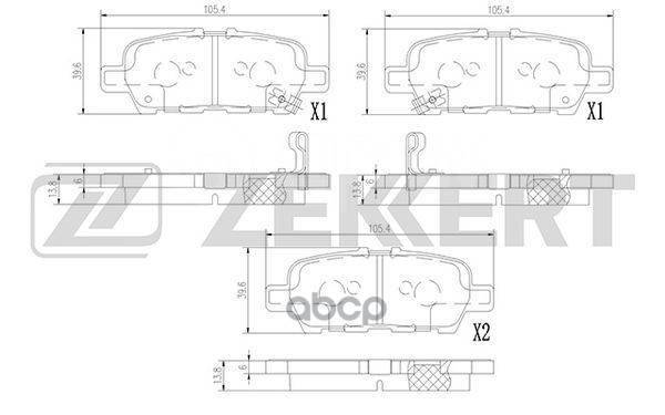 Колодки тормозные зеккерт. Zekkert BS-5998. Bs2806. Lp1083 Zekkert