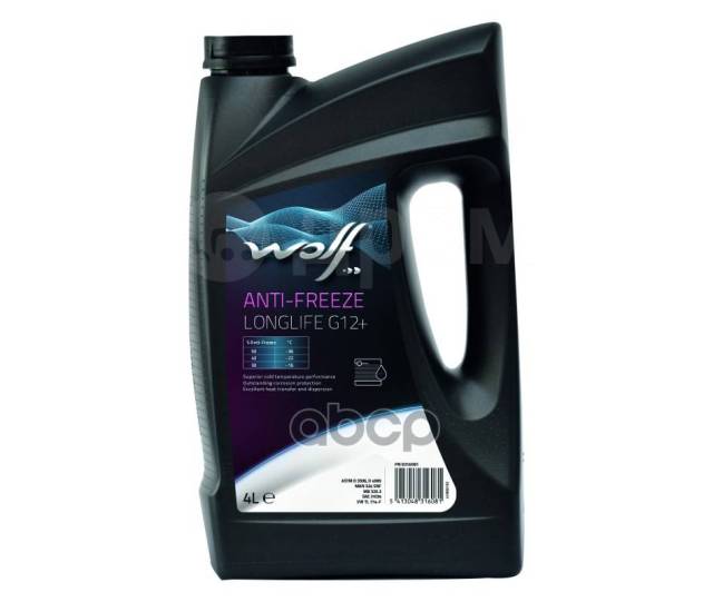 Антифриз Anti-Freeze Longlife G12+ 4L Astm D3306, Astm D4985, Man 324 ...