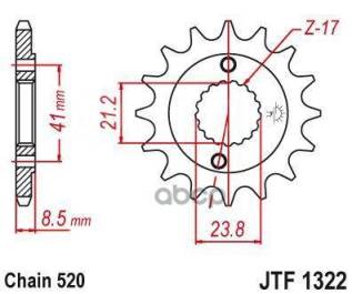   Jt Jtf1322.15 JT Sprockets . JTF132215 