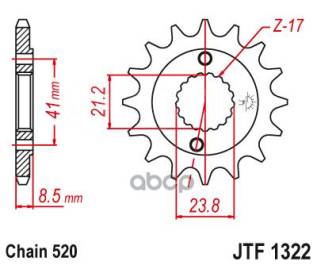  Jt Jtf1322.14 JT Sprockets . JTF1322.14 
