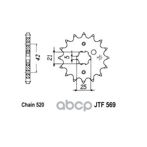   569.17 JT Sprockets . JTF56917 