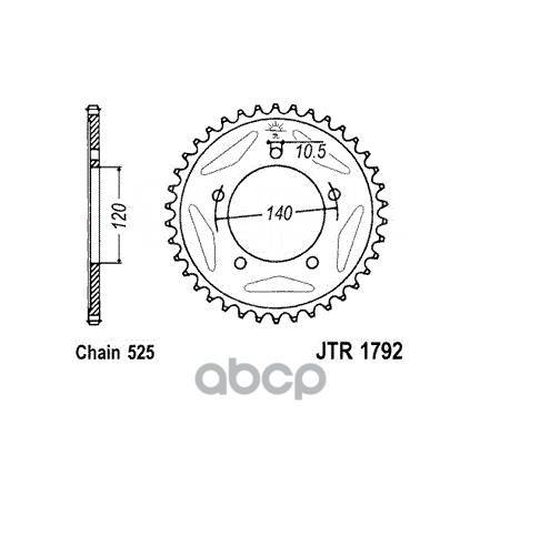   1792.42 JT Sprockets . JTR179242 