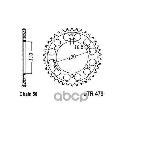   Jt Jtr479.45 2D1254452000,420411281,5Ux254380000 JT Sprockets . JTR479.45 