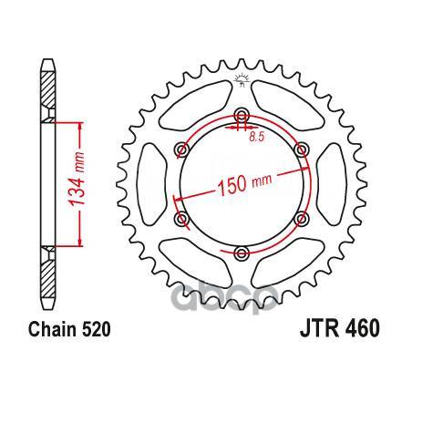   Jt Jtr460.51sc JT Sprockets . JTR460.51SC 