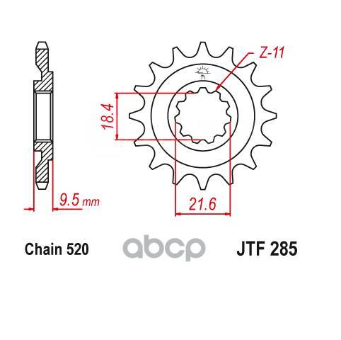   Jt Jtf285.14 JT Sprockets . JTF28514 