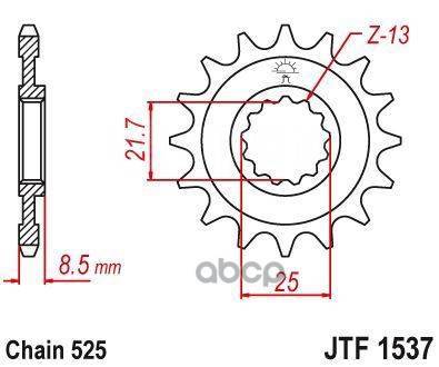   Jt Jtf1537.17 JT Sprockets . JTF1537.17 