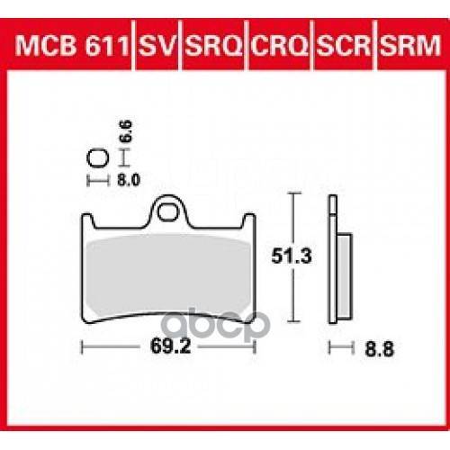   .! Yamaha Tz 125 94-99/Fz6 600 07-09/Fzs 600 98-03/Fz8 800 10> TRW . MCB611 