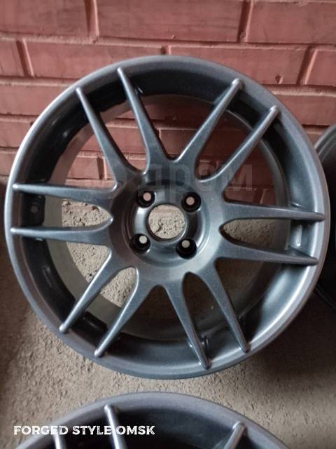 Work Esperio темный графит R17 4x100 4шт Japan, 17", 1 шт, Ширина диска ...