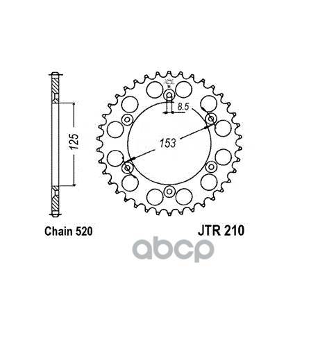   Jt Jtr210.47sc JT Sprockets . JTR210.47SC 