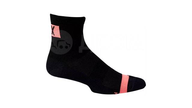  Fox Flexair Merino 4" Sock (Black, 2022),  L/XL 