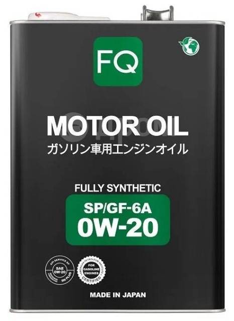 FQ 0W20, 4л, FQ Fujito Quality, синтетическое, 4,00 л. SP, бензин, для ...