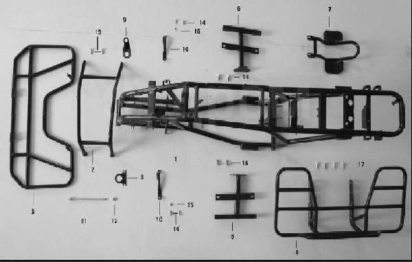 Рама ДЕТСКОГО КВАДРОЦИКЛА