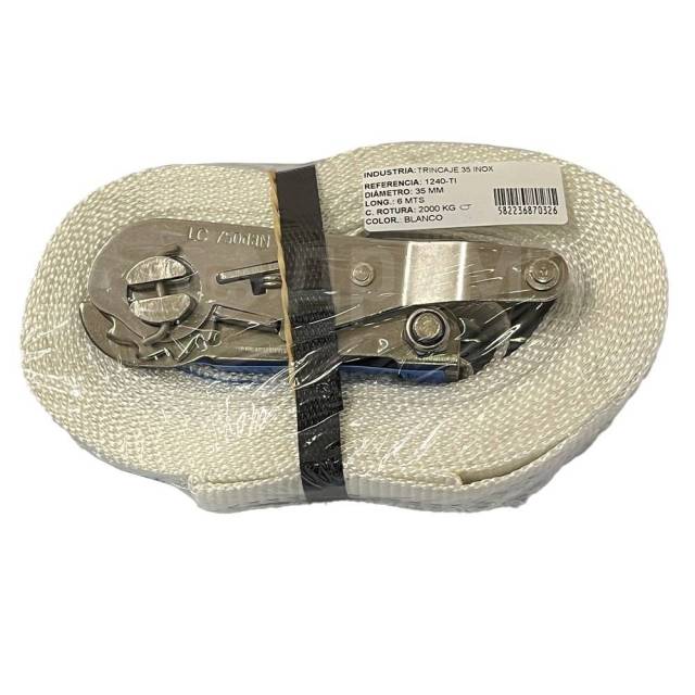   6 M    White 35 mm Marina performance ropes 1240-TI 