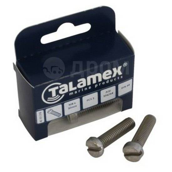     6   Grey M4 x 40 mm Talamex 40101003 