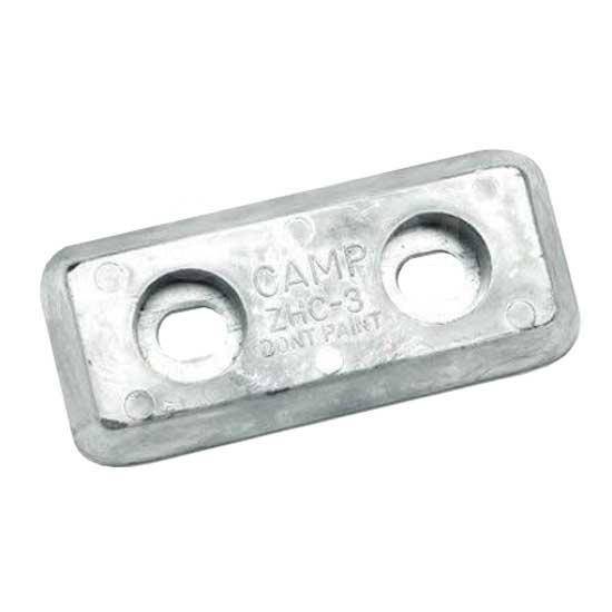    Zinc 203 x 102 x 19 mm Camp zinc 70-ZHC5 